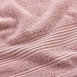 Serviette de Toilette 50x90 cm 100% Coton Rose