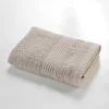 Serviette de Toilette 50x90 cm 100% Coton Taupe