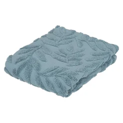 Serviette de toillette Cisel - coton - bleu - 30x50 cm - Atmosphera