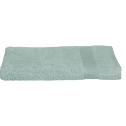 Serviette invité Essentiel - coton 450 gr/m² - bleu givre 30x50 cm - Atmosphera