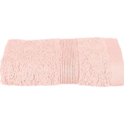 Serviette invité Essentiel - coton 450 gr/m² - rose 30x50 cm - Atmosphera