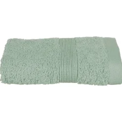 Serviette invité Essentiel - coton 450 gr/m² - vert céladon 30x50 cm - Atmosphera