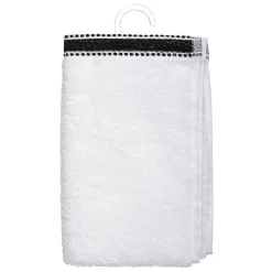 Serviette invité Joia - coton 550 gr/m² - blanc 30x50 cm - Atmosphera
