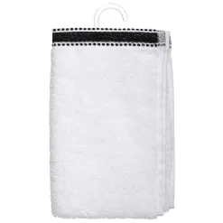 Serviette invité Joia - coton 550 gr/m² - blanc 30x50 cm - Atmosphera