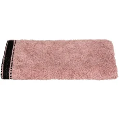 Serviette invité Joia - coton 550 gr/m² - rose 30x50 cm - Atmosphera
