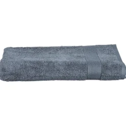 Serviette ou drap de bain 100 x 150 cm Couleur moderne gris fonce