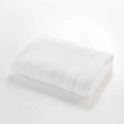 Serviette ou drap de douche 70 x 130 cm Tendresse blanc