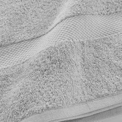 Serviette ou drap de douche 70 x 130 cm Elegante gris perle