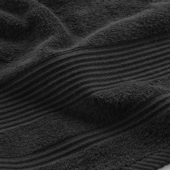Serviette ou drap de douche 70 x 130 cm Tendresse noir
