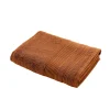 Serviette ou drap de douche 70 x 130 cm Tendresse caramel