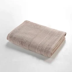 Serviette ou drap de douche 70 x 130 cm Tendresse taupe