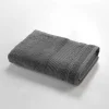 Serviette ou drap de douche 70 x 130 cm Tendresse anthracite