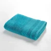 Serviette ou drap de douche 70 x 130 cm Tendresse bleu paon