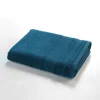 Serviette ou drap de douche 70 x 130 cm Tendresse bleu saphir