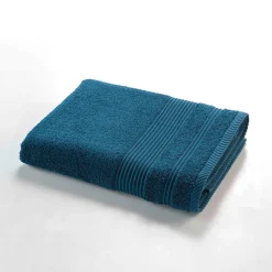 Serviette ou drap de douche 70 x 130 cm Tendresse bleu saphir