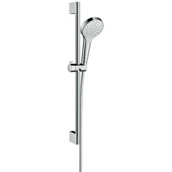 Set de douche Croma Select S 110 1jet / Unica'Crometta 0,65m + Mitigeur thermostatique de Douche, Chrome (13211000-Crometta3)