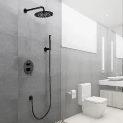 Set de douche encastré LOMAZOO Telesto noir