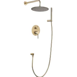 Set de douche encastré LOMAZOO Solara doré