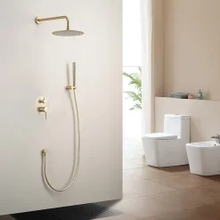 Set de douche encastré LOMAZOO Solara doré