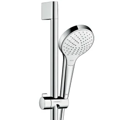 Set de douche Vario EcoSmart avec barre Unica'Croma 65 cm blanc/chromé Croma Select HANSGROHE 26563400