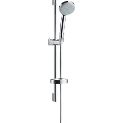 Set de douche Vario EcoSmart avec barre Unica'C 65 cm et porte-savon chromé HANSGROHE Croma 100