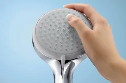 Set de douche Vario EcoSmart avec barre Unica'C 65 cm et porte-savon chromé HANSGROHE Croma 100