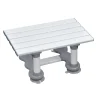Siège de bain Aidapt en plastique Medina - Hauteur 15 cm - Blanc VR127