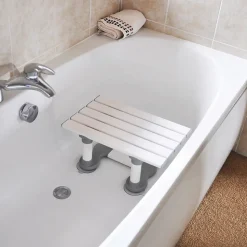 Siège de bain Aidapt en plastique Medina - Hauteur 15 cm - Blanc VR127