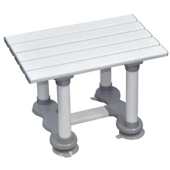 Siège de bain Aidapt en plastique - Hauteur 30 cm/ Taille 12" - Blanc
