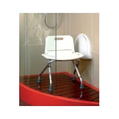 Siège de douche ajustable pliable MSV