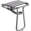 Siège de douche en aluminium gris Godonnier charge maximale 225 kg