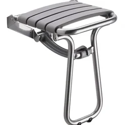 Siège de douche en aluminium gris Godonnier charge maximale 225 kg