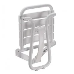Siège de douche en aluminium blanc Godonnier charge maximale 225 kg