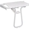 Siège de douche escamotable blanc - 360 x 580 x 500 mm - Pellet ASC