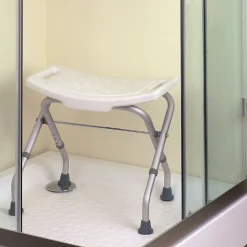 Siège de douche pliable ajustable Max 100kg MSV