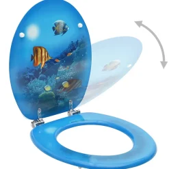 Siège de toilette abattant WC avec Helloshop26