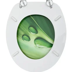 Siège de toilette abattant WC avec mdf Helloshop26