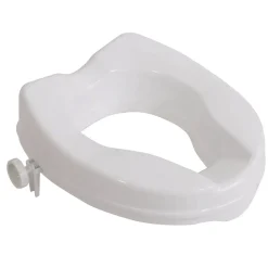 Siège de toilette surélevé en plastique sans couvercle Senator blanc - Hauteur 5 cm