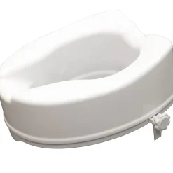Siège de toilette surélevé en plastique sans couvercle blanc Senator - hauteur 16 cm