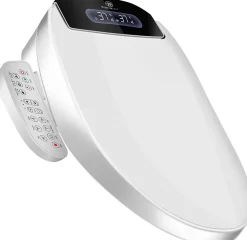 Siège Toilette Japonaise Complet, Abattant WC Japonais Lavant Séchant cuvette Japonaise Chauffante, Bidet Toilette WC eau chaude