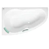 Siko 160 x 100 cm Fortuna Plus baignoire d'angle orientation gauche en acrylique, sans pieds, blanc (FO1600LPLUS)