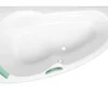 Siko 160 x 95 cm Luiza baignoire d'angle orientation gauche en acrylique, sans pieds, blanc (LU1600L)