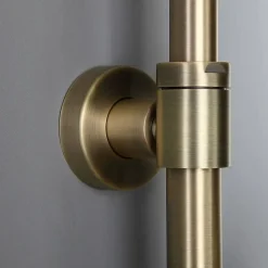 Silla Élégant Colonne de Douche retro avec Mitigeur Réglable en Hauteur Système de Douche, Doré