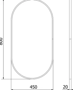 SILLA Miroir mural ovale, 80 x 45 cm, cadre doré