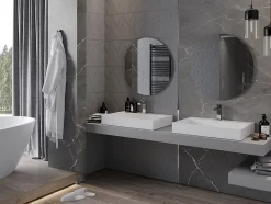 SILLA Miroir mural rond, 70 cm, sans cadre