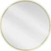 SILLA Miroir mural rond, 70 cm, cadre doré