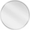 SILLA Miroir mural rond, 60 cm, cadre chromé
