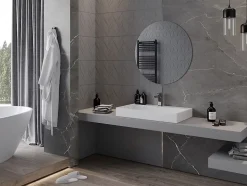SILLA Miroir mural rond, 80 cm, sans cadre