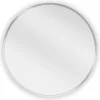 SILLA Miroir mural rond, 30 cm, cadre chromé