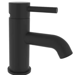 SILLA Mitigeur lavabo moderne en Laiton, économie d'eau, Noir